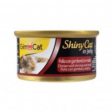 Gimpet ShinyCat консерва для для котів з куркою, крилем та содом 70г.