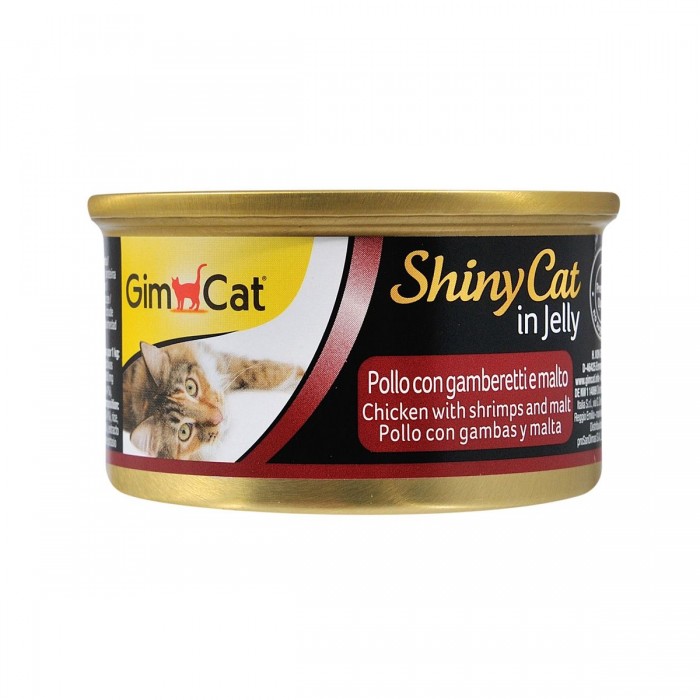 Gimpet ShinyCat консерва для для котів з куркою, крилем та содом 70г.