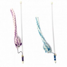 GimCat Вудка з мишкою та котячою м’ятою для котів, 46 см