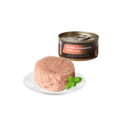 AnimAll вологий корм для собак з качкою в ніжному желе 85 г