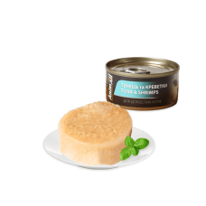 AnimAll вологий корм для котів з тунцем та креветками в ніжному желе 85 г