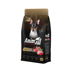 AnimAll сухий корм для дорослих собак малих порід зі свіжою індичкою та ягням 0,7 кг
