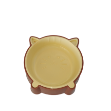 AnimAll пластикова миска для котів "Кошеня" (коричнева) S 200 мл