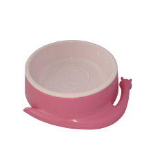 AnimAll пластикова миска для котів у формі равлика (рожева) S 200 мл