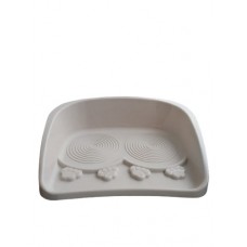 Animall підставка під миски для котів і собак (бежева) 40,2х31х10 см