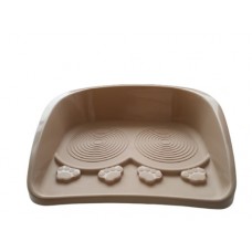 Animall підставка під миски для котів і собак (коричнева) 40,2х31х10 см