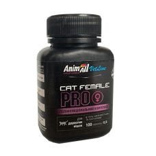 AnimAll VetLine Cat Female PRO вітаміни для дорослих кішок (самок) 0,5 г × 100 табл.
