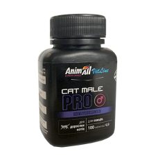 AnimAll VetLine Cat Male PRO вітаміни для дорослих котів (самців) 0,5 г × 100 табл.