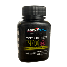 AnimAll VetLine for Kitten PRO вітаміни для кошенят з 45-денного віку (0,5 г × 100 табл.)
