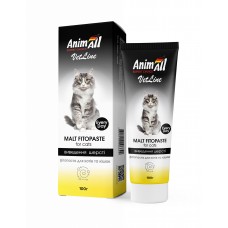 AnimAll VetLine Malt фітопаста для виведення шерсті у котів 100 г