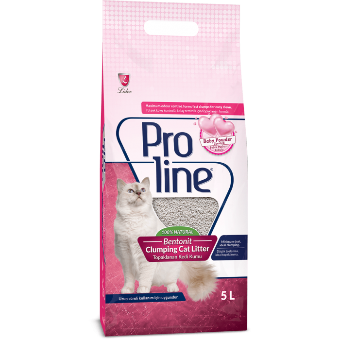 PROLINE (Пролайн) Baby Powder бентонітовий наповнювач для котів 10л