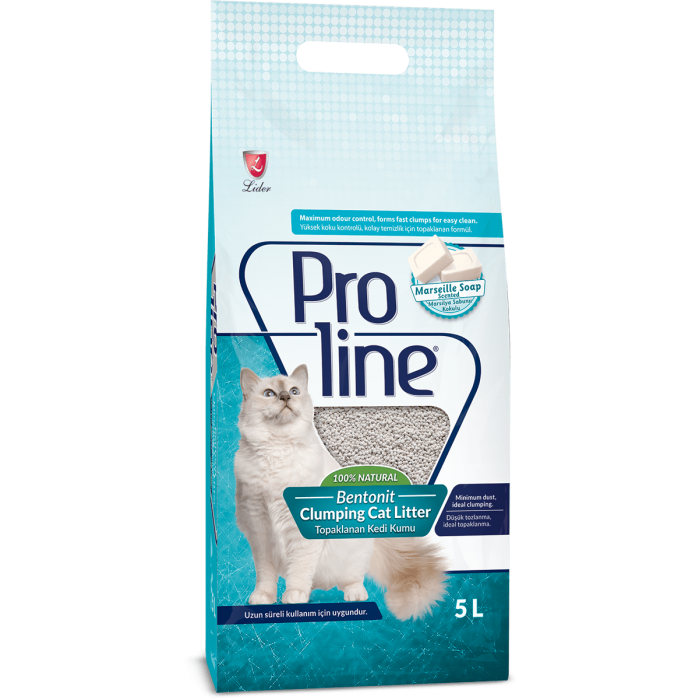 PROLINE (Пролайн) Marseille Soap бентонітовий наповнювач для котів 5л