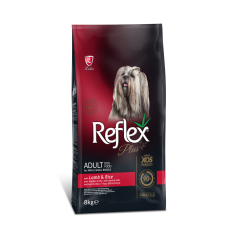 Рефлекс Плюс Повноцінний та збалансований сухий корм для собак малих порід з ягням та рисом 8кг.