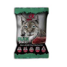 Alpha Spirit Cat Snacks Duck напіввологі ласощі для котів з качки 50г (кубики)