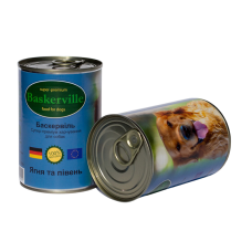 Baskerville Консерви для собак Ягня та півень 400г