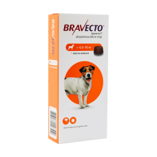 Бравекто жувальні таблетки для собак 4,5-10 кг