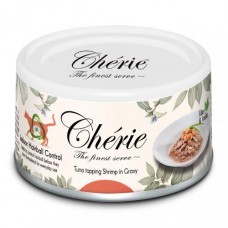 Cherie Hairball Control Tuna & Shrimp вологий корм для котів з тунцем та креветкою в соусі 80г