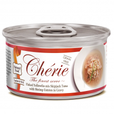 Cherie Signature Gravy Mix Tuna & Shrimp in Gravy вологий корм для котів з тунцем та креветками в соусі 80г