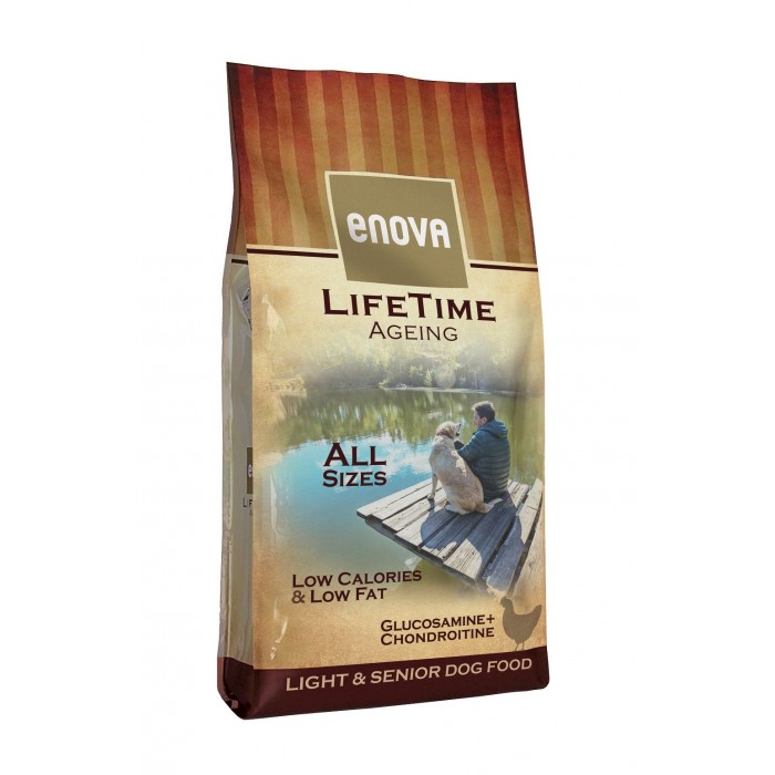 ENOVA LIFETIME AGEING Сухий повнораціонний корм для собак всіх порід старше 7 років 12 кг