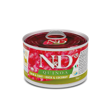 Farmina N&D Quinoa Dog Adult Mini Skin & Coat при харчовій алергії з качкою, кіноа, кокосом і куркумою 140 г