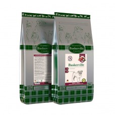 Baskerville Grain Free Dog Adult Small Breed сухий корм для собак малих порід з яловичиною та ягодами 7,5 кг