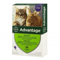 Bayer Advantage 80 (Адвантейдж) краплі п\п для котів більше 4кг.