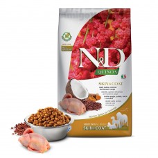 Farmina N&D Quinoa Skin & Coat Adult Medium & Maxi для собак при харчовій алергії з перепелом та кіноа 2,5 кг