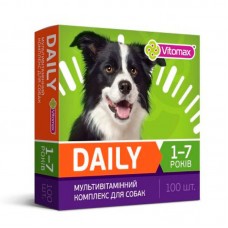 DAILY (Деілі) вітаміни для собак 1-7 років 100т.