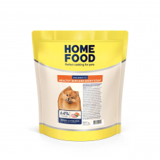 Home Food Dog Adult Mini сухий корм для шкіри та шерсті собак малих порід "Індичка та лосось" 0,3 кг