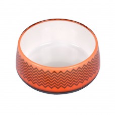 AnimAll Super пластикова миска для собак з візерунком (помаранчева) 300 мл