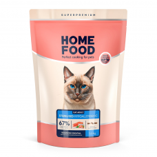 Home Food Cat Adult Hypoallergenic сухий корм для стерилізованих котів "Морський коктейль" 1,6 кг