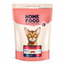 Home Food Cat Adult беззерновий гіпоалергенний корм для стерилізованих котів "Качине філе з грушею​" 1,6 кг
