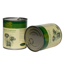 Hubertus Gold Консерви для собак Кролик та картопля 800г