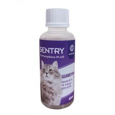 Sentry PurrScriptions Plus Spring Freesia шампунь від бліх та кліщів для котів з ароматом квіткової свіжості 45 мл