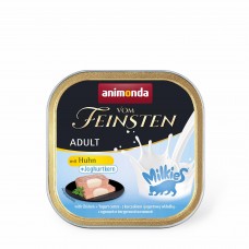 Animonda Vom Feinsten Adult with Chicken + Yoghurt вологий корм centre з куркою та йогуртовим центром для котів 100 г