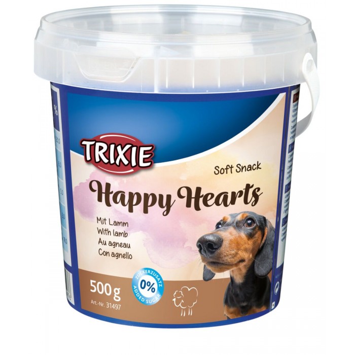Trixie Happy Hearts ласощі для собак з ягням 500гр