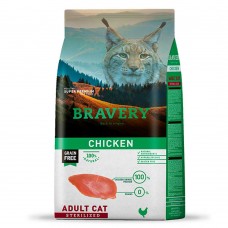 Bravery Chicken Adult Cat Sterilized сухий корм для стерилізованих котів з куркою 7 кг