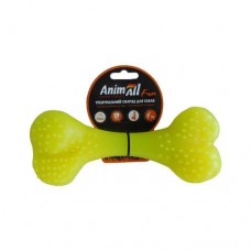AnimAll Fun іграшка для собак "Кісточка" (жовта) 25 см​