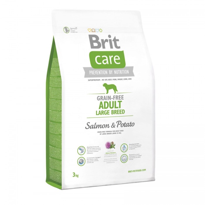 Brit  Care GF Adult Large Breed Salmon and Potato (для собак вагою від 25 кг)