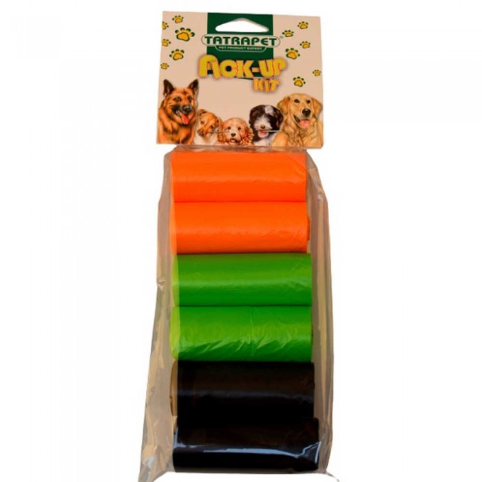 TATRAPET Pick-Up пакети для прибирання за собаками 6 рулонів х 15 шт.