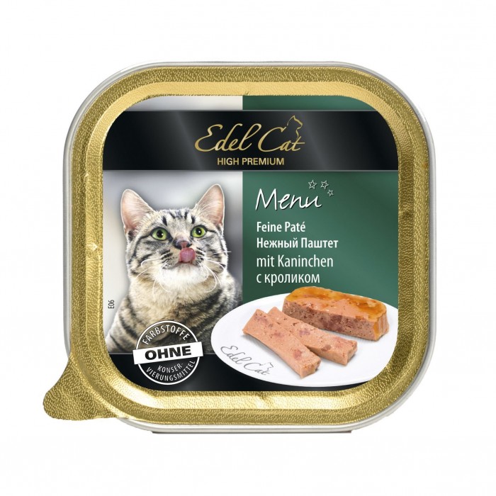 Edel Cat Паштет із кроликом для котів 100g