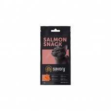 Savory Cat Salmon Snack ласощі з лососем для вибагливих котів 60 г