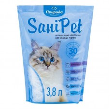 SANI PET силікагелевий наповнювач для котів без аромату 3,8л