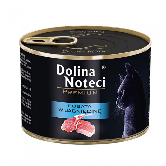 Dolina Noteci Premium вологий корм з ягням для котів 185 г