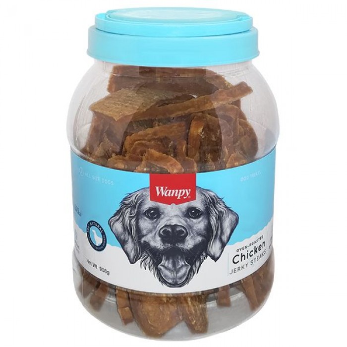 Wanpy Chicken Jerky Steaks ласощі для собак з куркою 908 г
