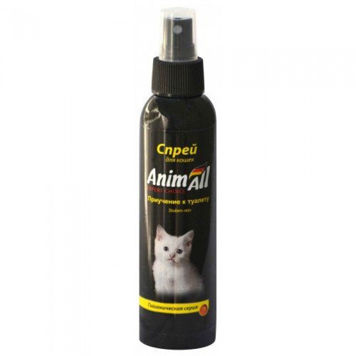 AnimAll спрей для привчання кошенят до туалету 150 мл