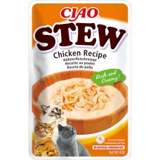 INABA CIAO Stew вологий корм для котів з тушкованою куркою 40 г