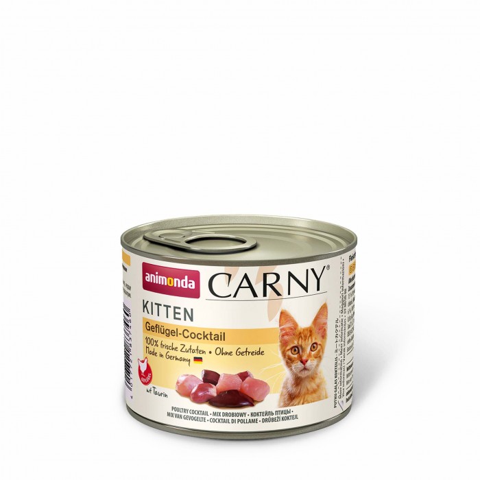 Animonda Carny Kitten Poultry Cocktail вологий корм з птицею для кошенят 200 г