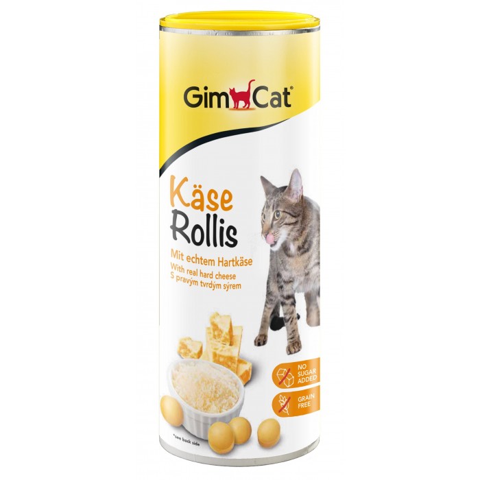 GimCat Kase-Rollis - вітамінізовані ласощі з сиром для котів 850шт./425 г