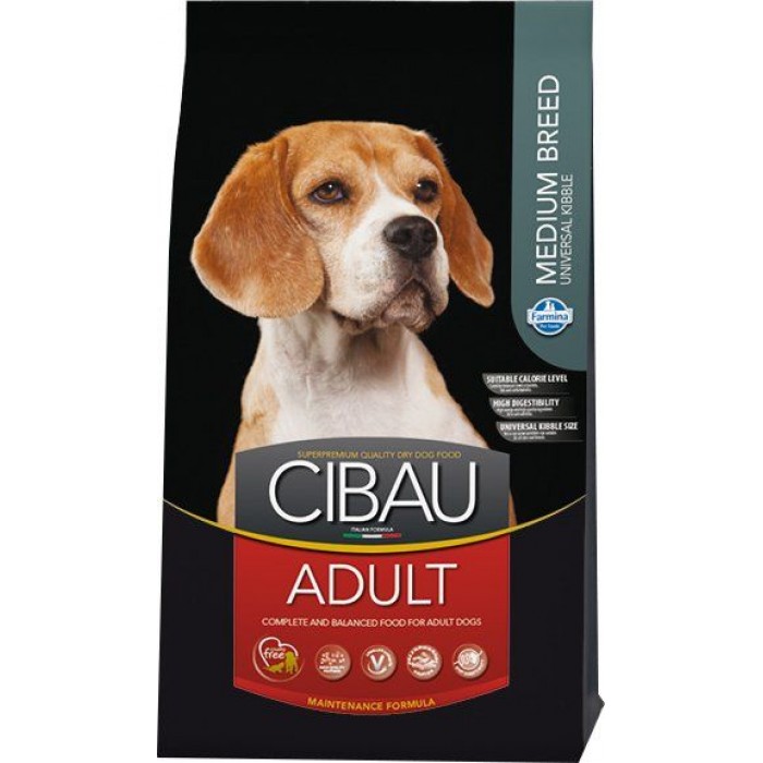 Farmina Cibau Adult Medium сухий корм для дорослих собак середніх порід з куркою 2,5 кг